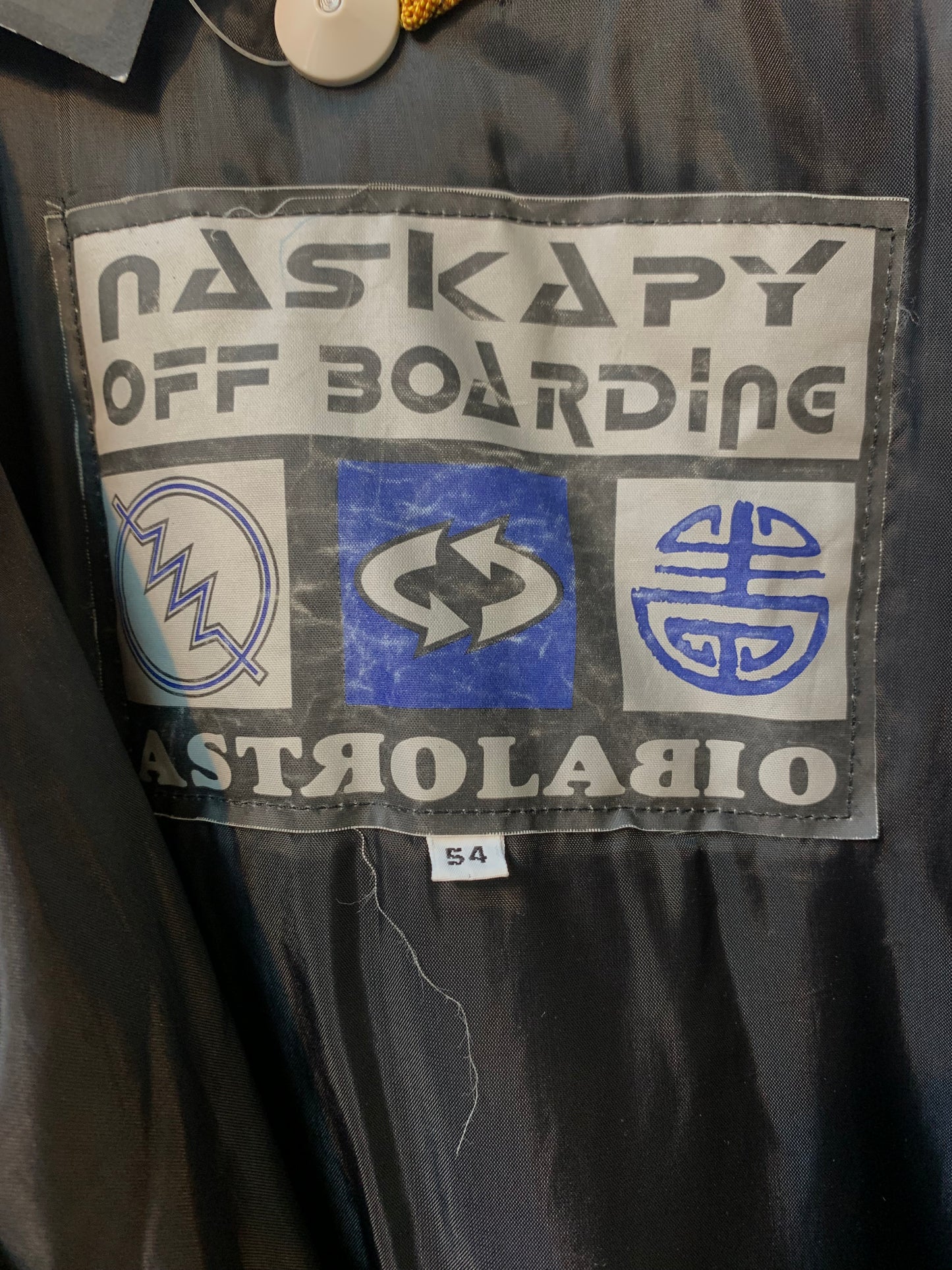 Vintage Astrolabio Naskapy Yellow Ski Jacket