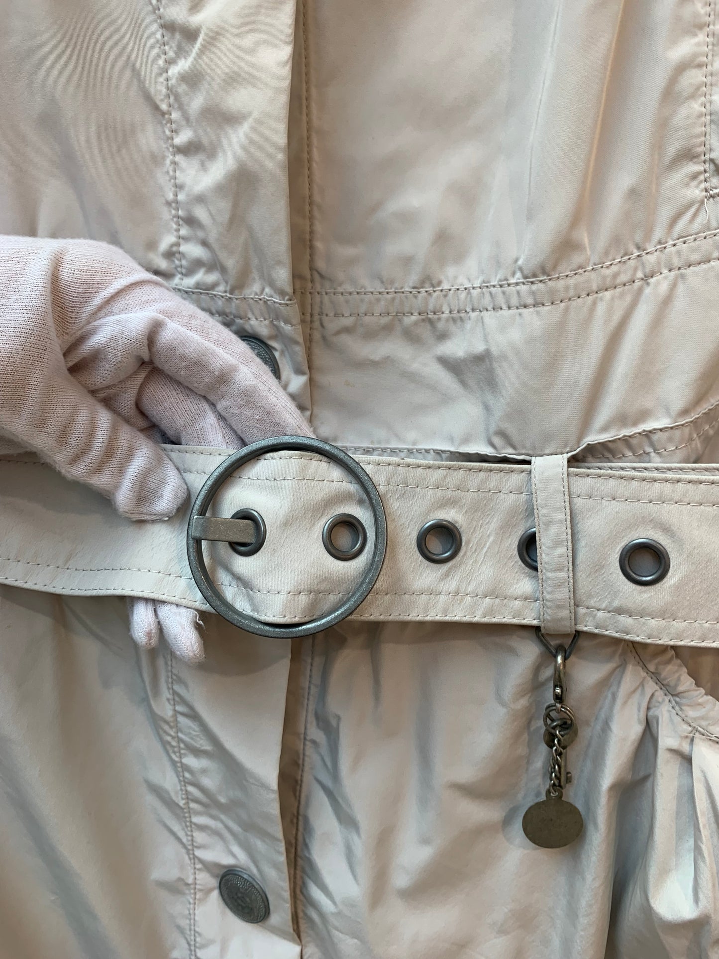 Cop.Copine Ligne Extreme Hooded Belted Coat