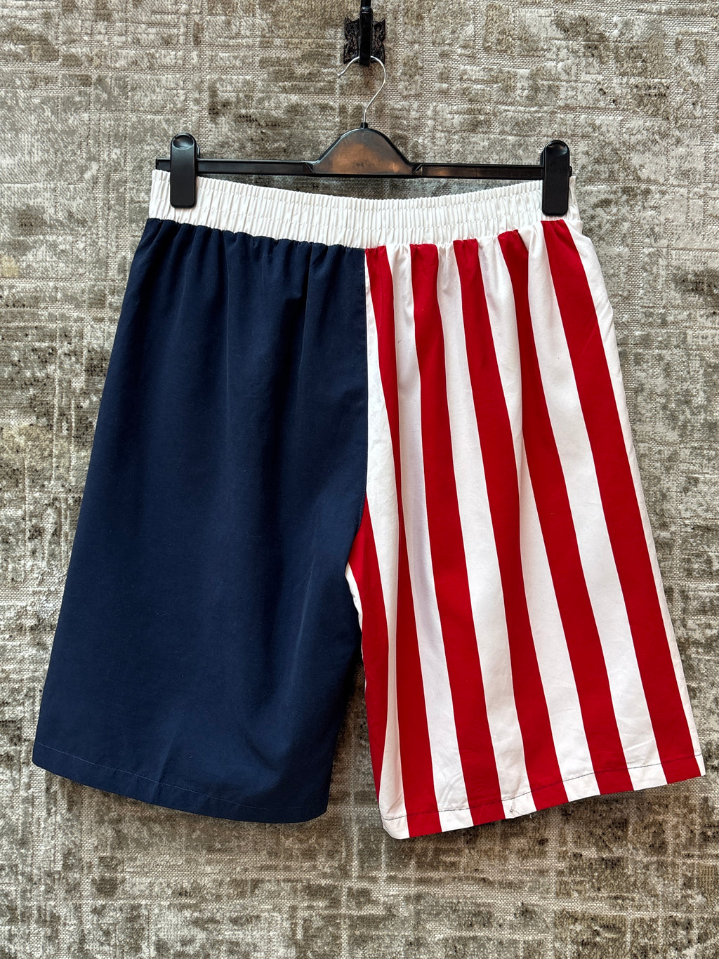 Men's Vintage Red White Blue USA Surf Shorts