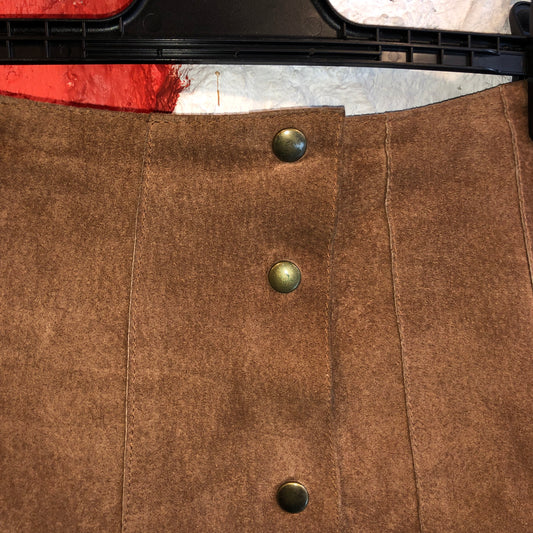 Vintage Suede Skirt