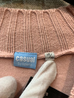 Casual by Halens Lace-Up V-Neck Sweater