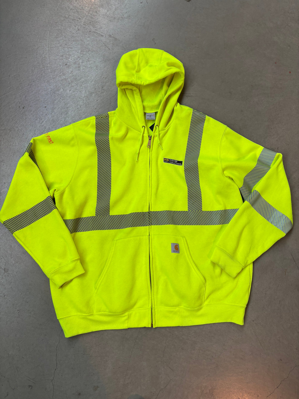Mens Neon Carhartt Sweater