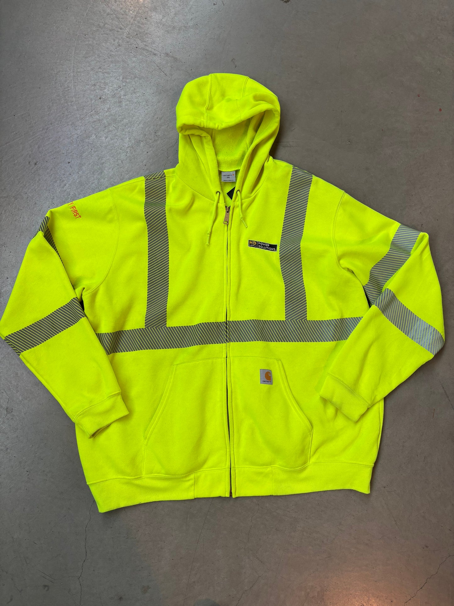 Mens Neon Carhartt Sweater