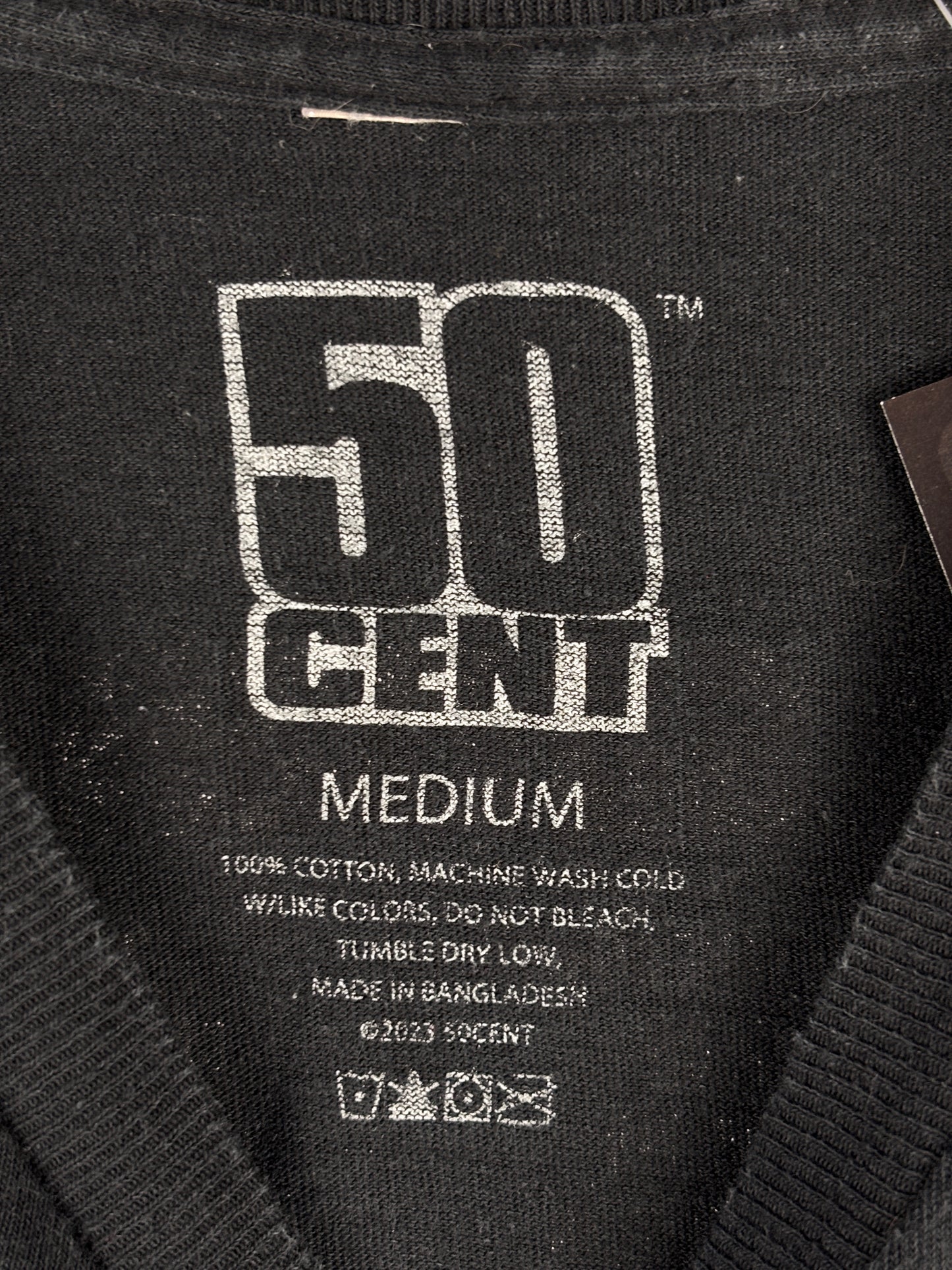 Mens Vintage 50 Cent Get Rich Or Die Tryin T Shirt