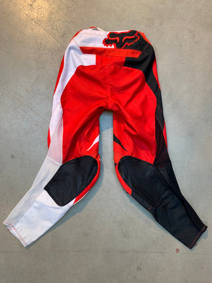 Women's Red, Black & White FOX Racing Pants