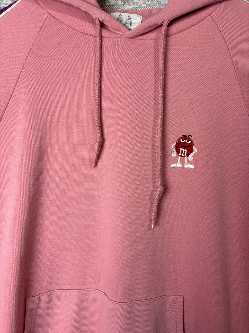 M&M's Pink Taped Sleeve Hoodie