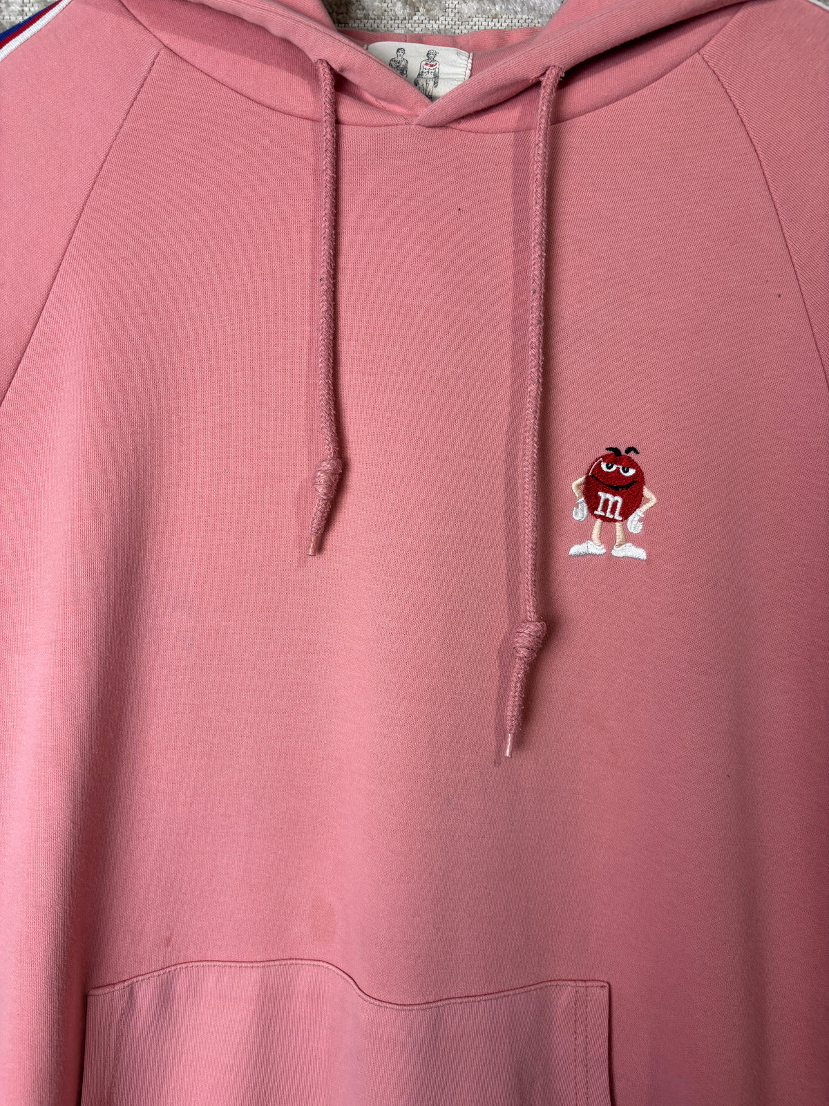 M&M's Pink Taped Sleeve Hoodie