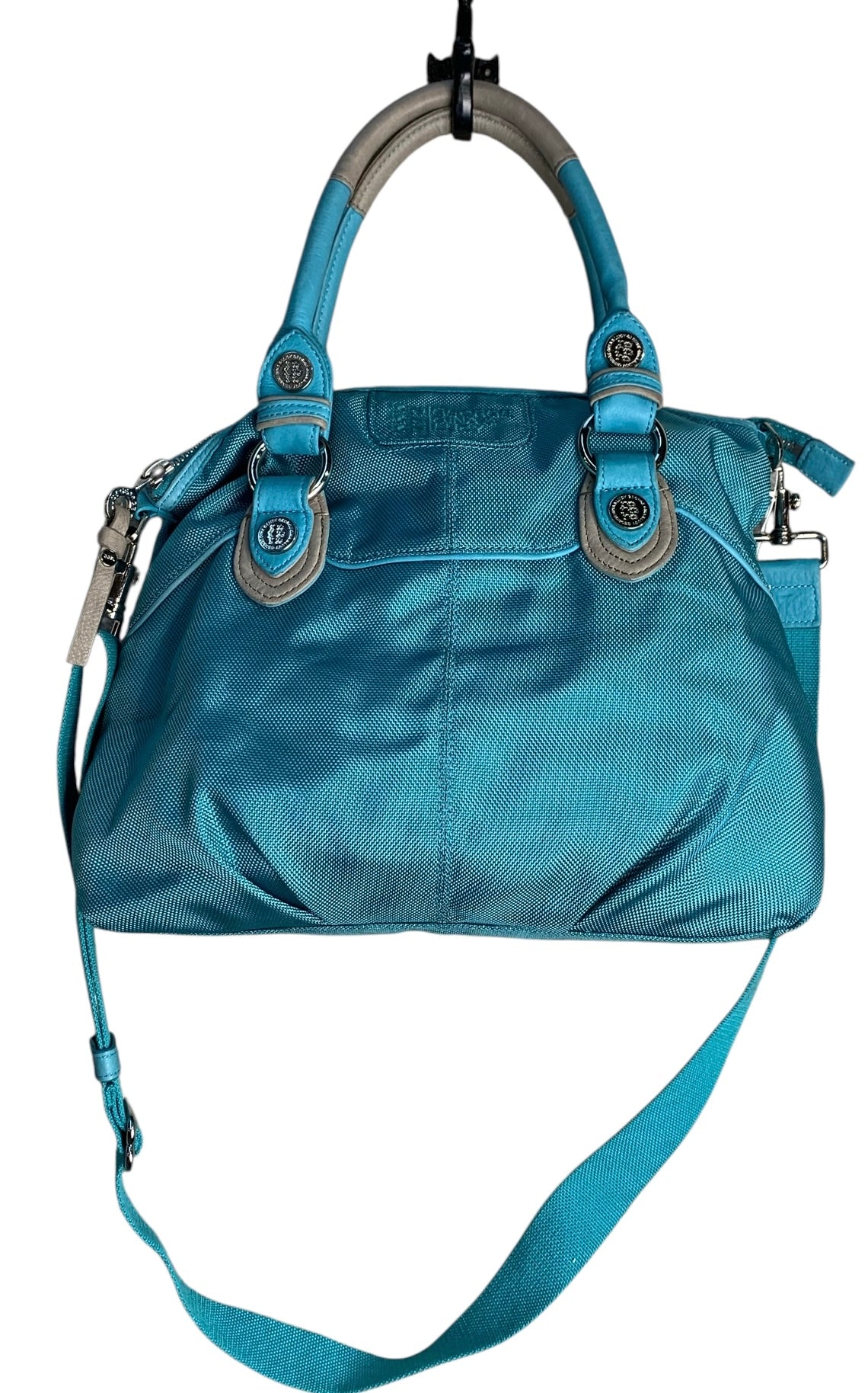 George Gina & Lucy Turquoise Nylon Handbag
