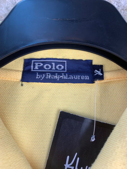 Men's Vintage Ralph Lauren Yellow Polo T Shirt