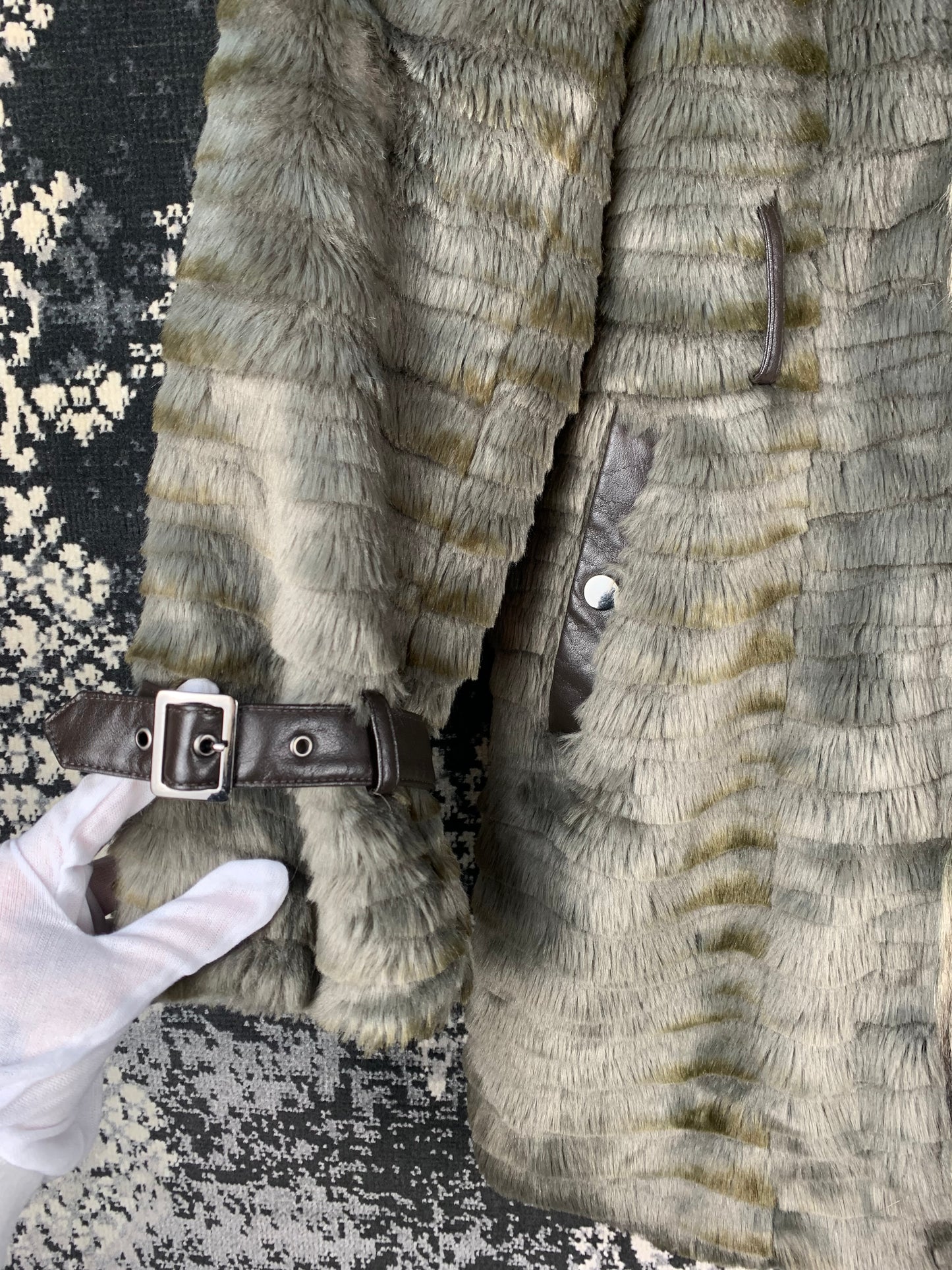 Women's Vintage Rino & Pelle Faux Fur Coat