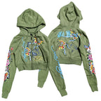 Army green butterfly