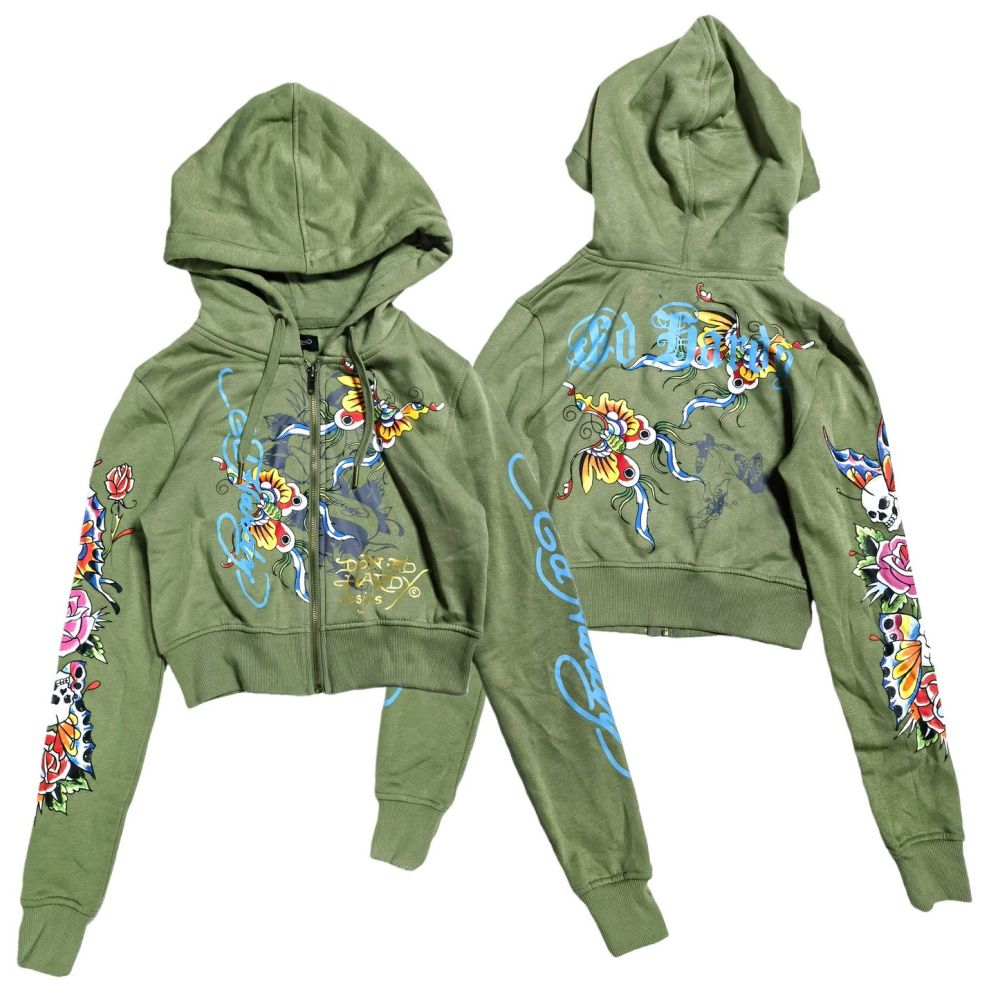 Army green butterfly