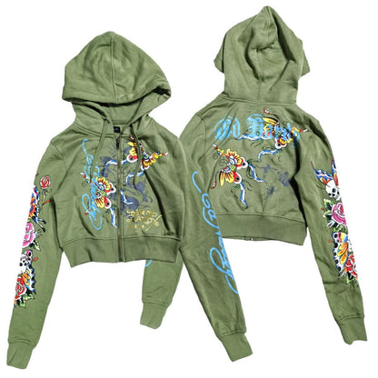 y2k Ed Hardy Printed Hoodies