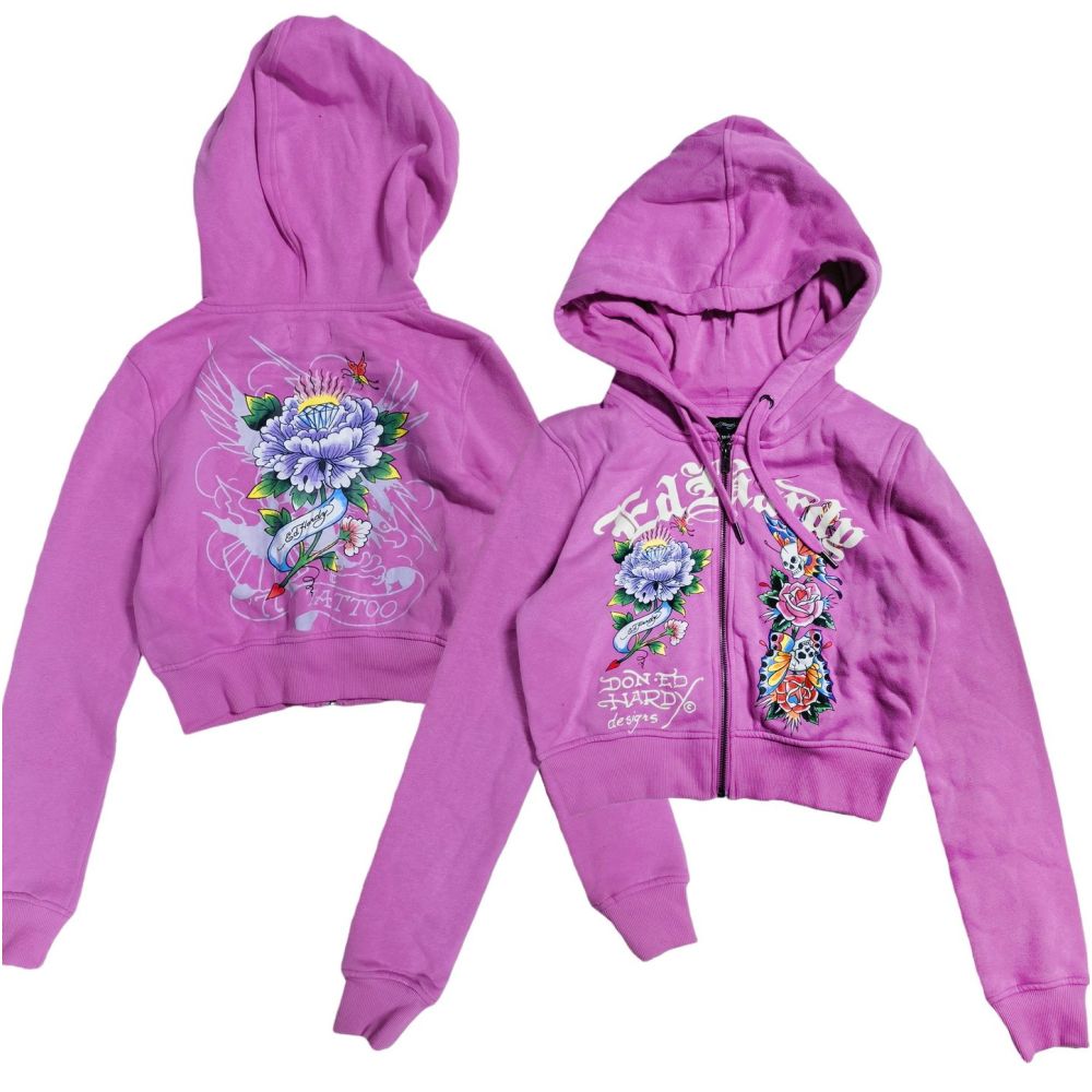 Deep pink butterfly skull