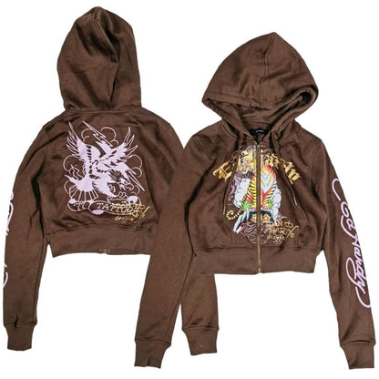 y2k Ed Hardy Printed Hoodies