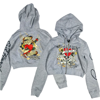 y2k Ed Hardy Printed Hoodies
