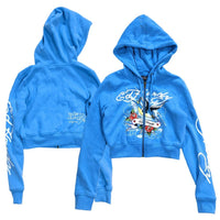 Sky blue old school swallows