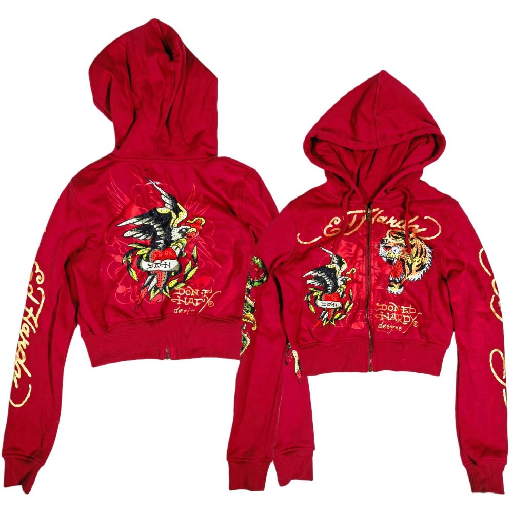 Red tiger and eagle hot fix rhinestones