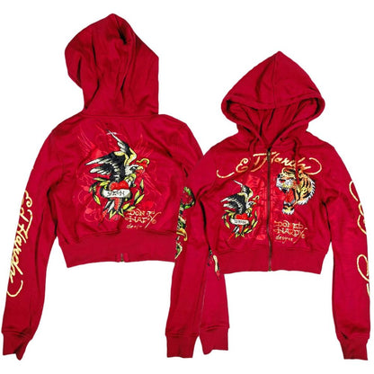 y2k Ed Hardy Printed Hoodies