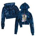 Blue skull top