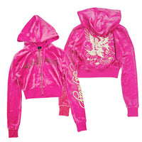 Pink rhinestone top