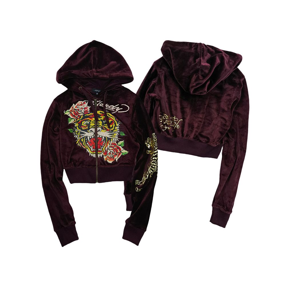 Wine red tiger head top