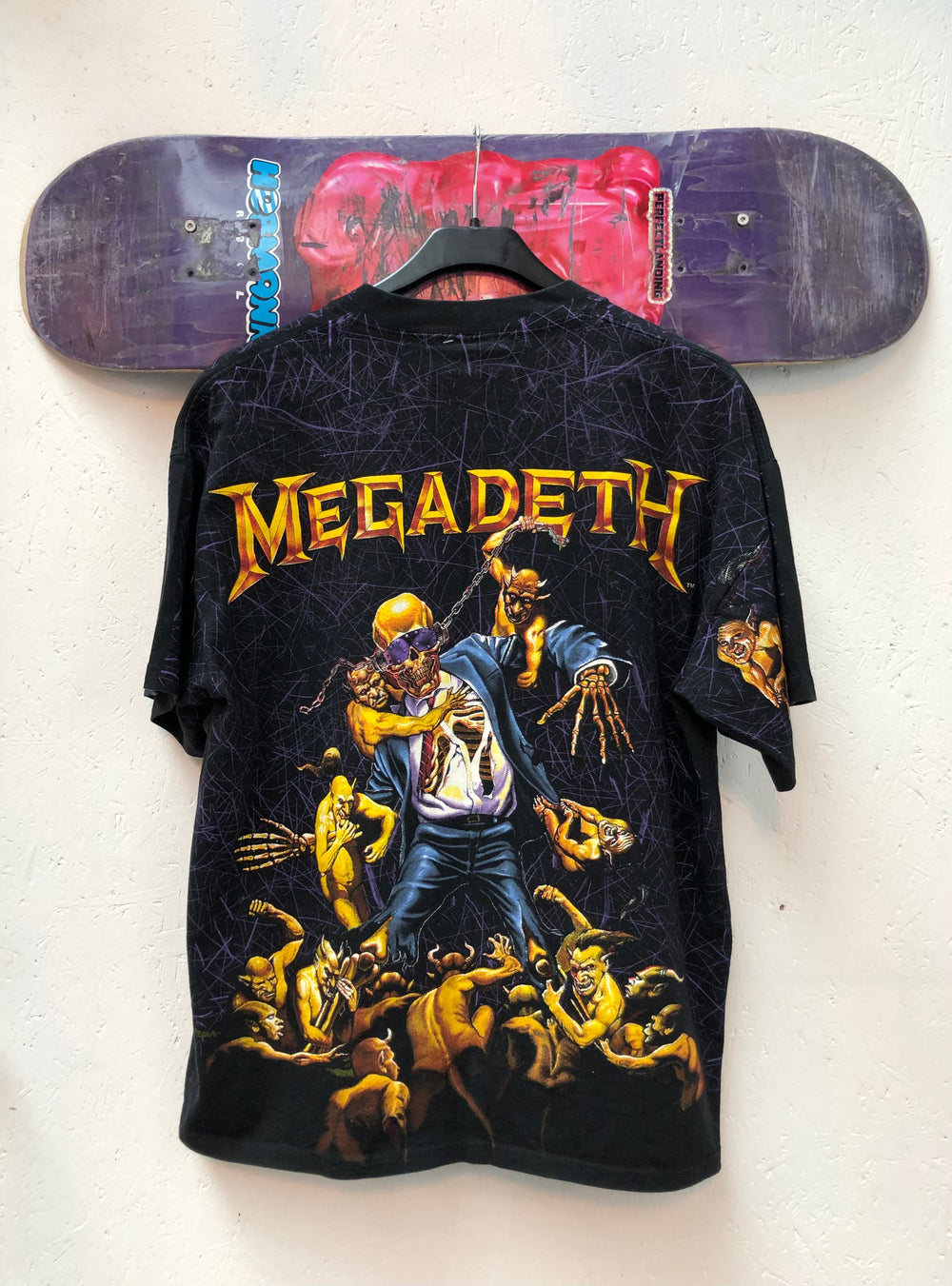 Vintage Megadeth T-Shirt XL Wild Oats USA Made