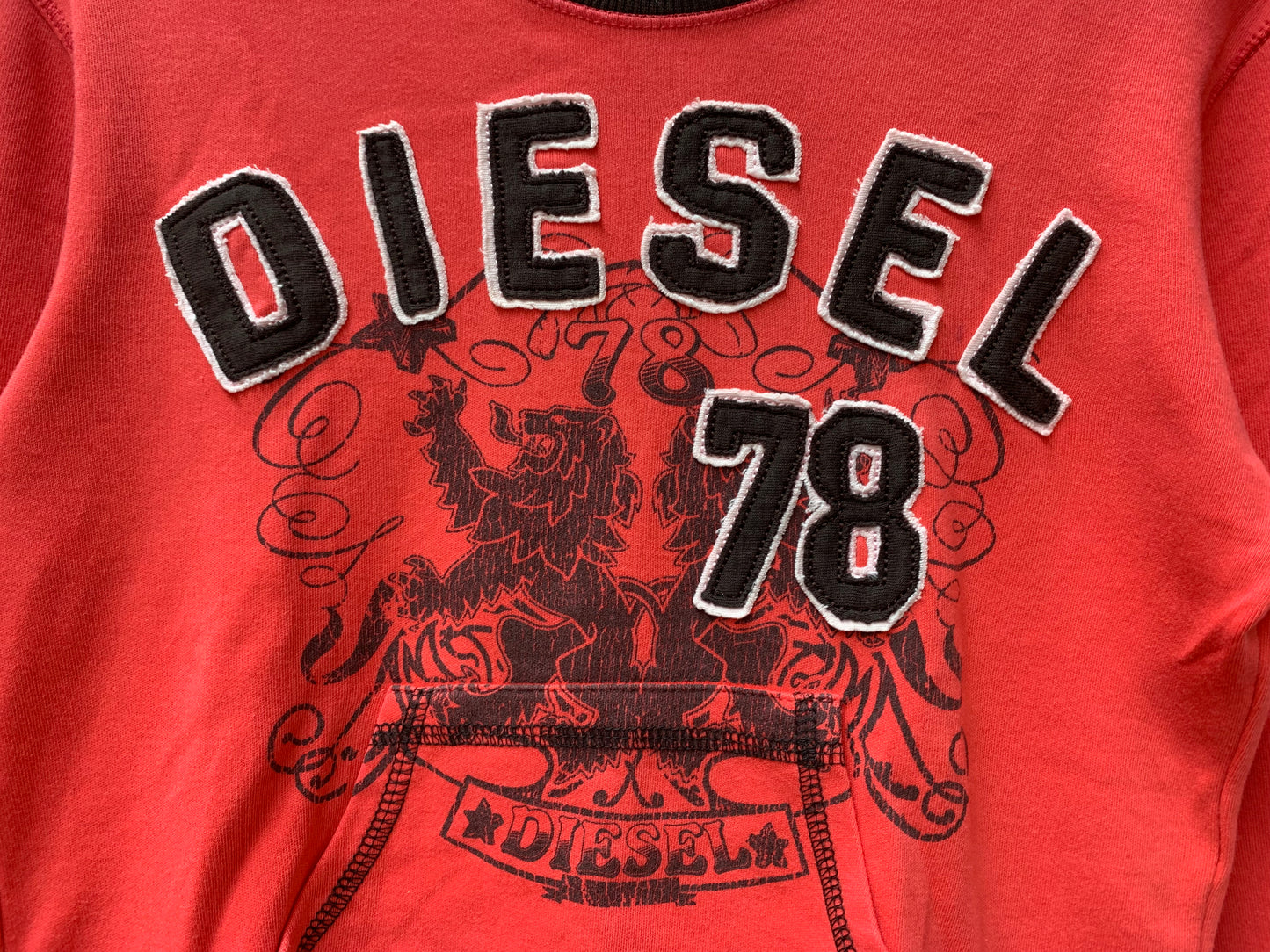 Diesel 78 Logo Long Sleeve Top