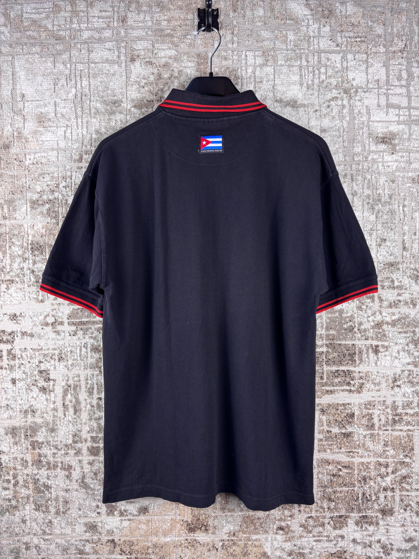 Mens Havana Club Black Polo Shirt