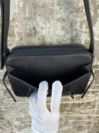 Salvatore Ferragamo Gancini Buckle Leather Shoulder Bag