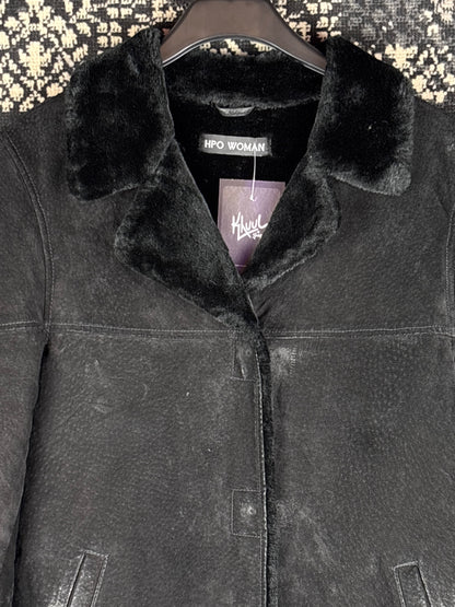 Vintage Women's Black Suede Coat