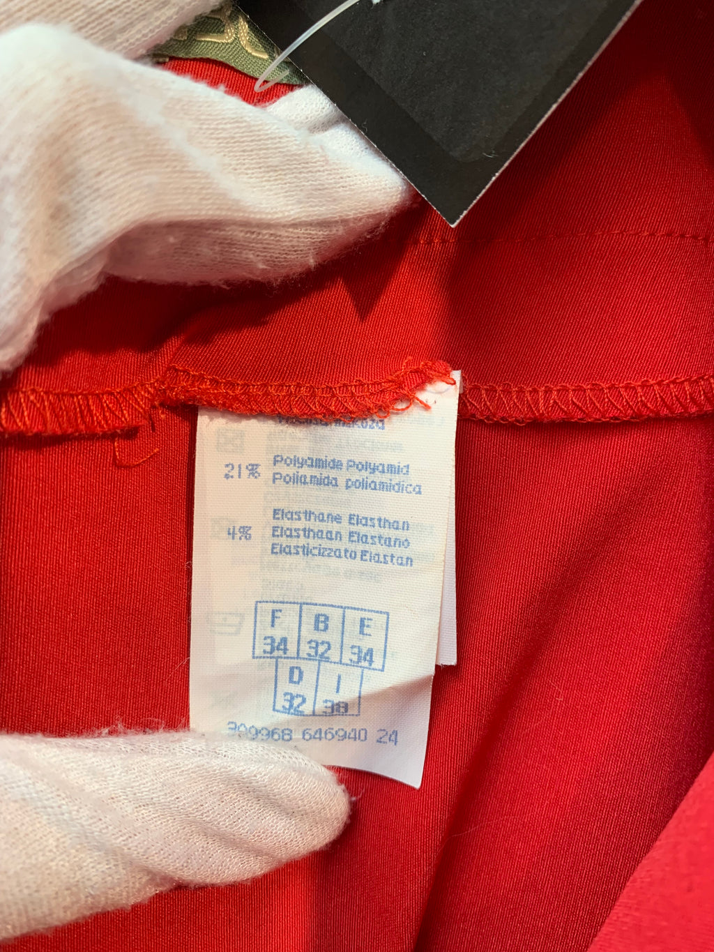 Just Basic Red A-Line Mini Skirt