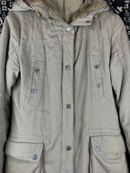 Vintage KappAhl Beige Winter Parka Jacket