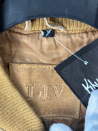 LIV Suede Leather Bomber Jacket
