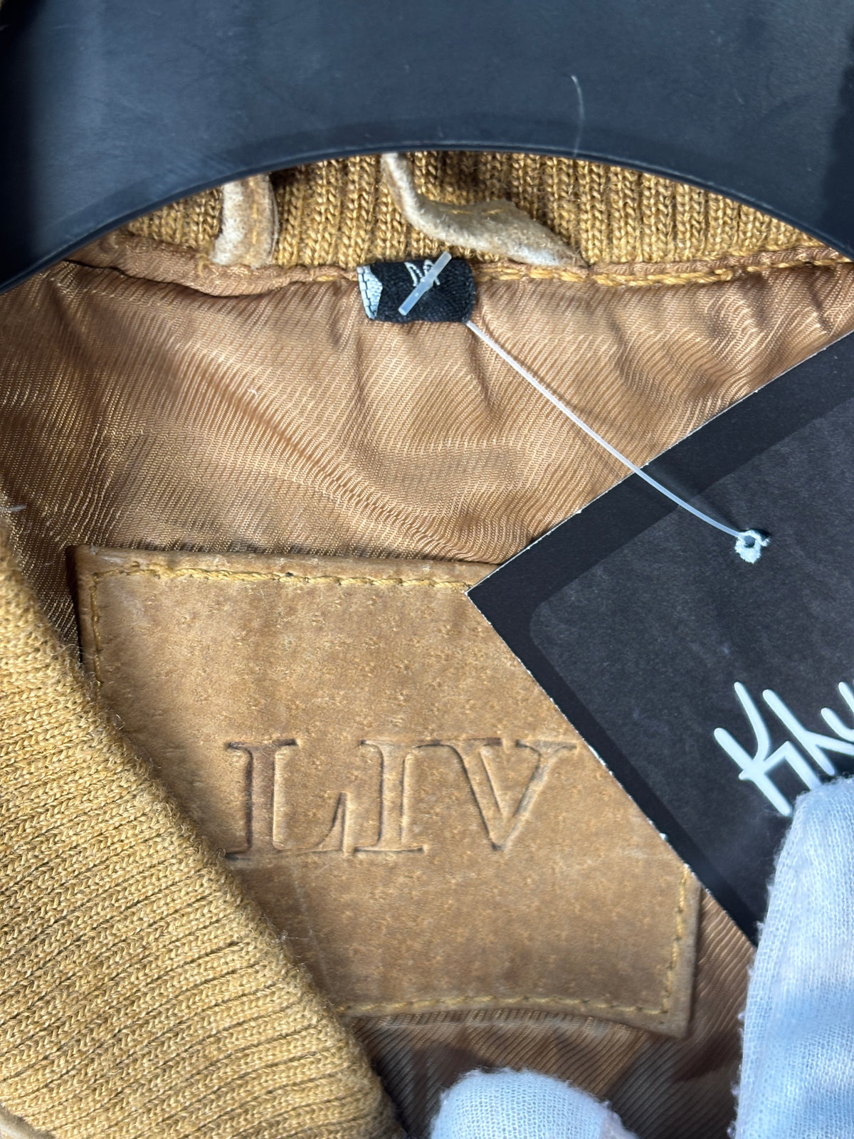 LIV Suede Leather Bomber Jacket