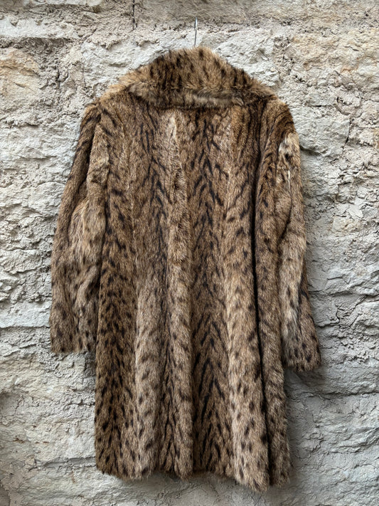 Brown Lynx Fur Coat