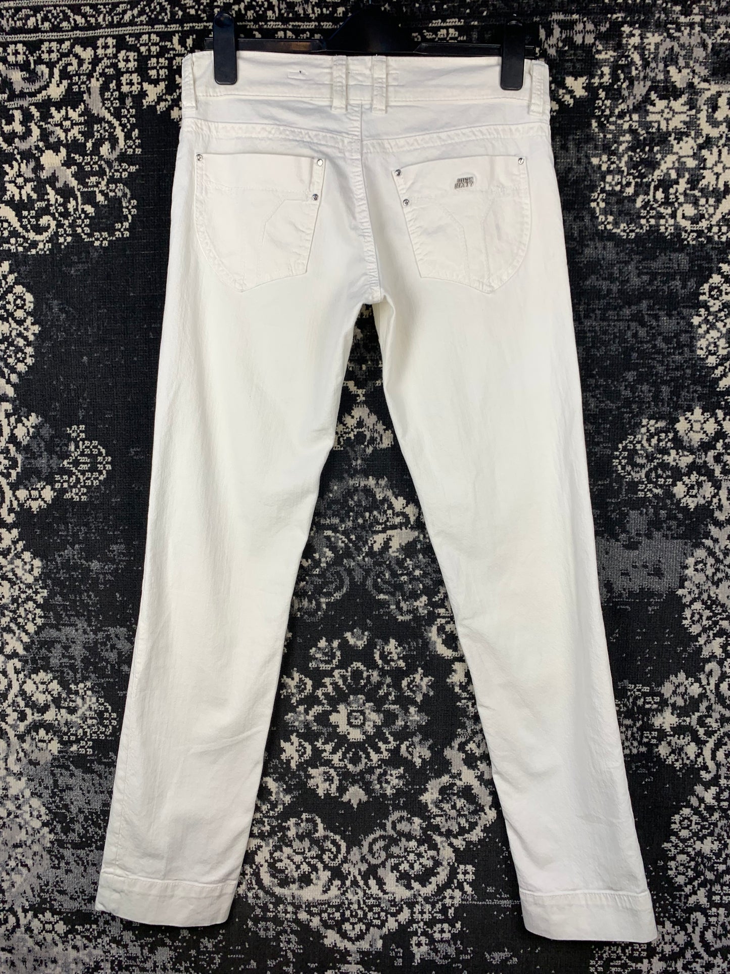 Women's Vintage Miss Sixty White Low Waist Jeans