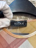Kookai Y2K Plaid Mesh Tee