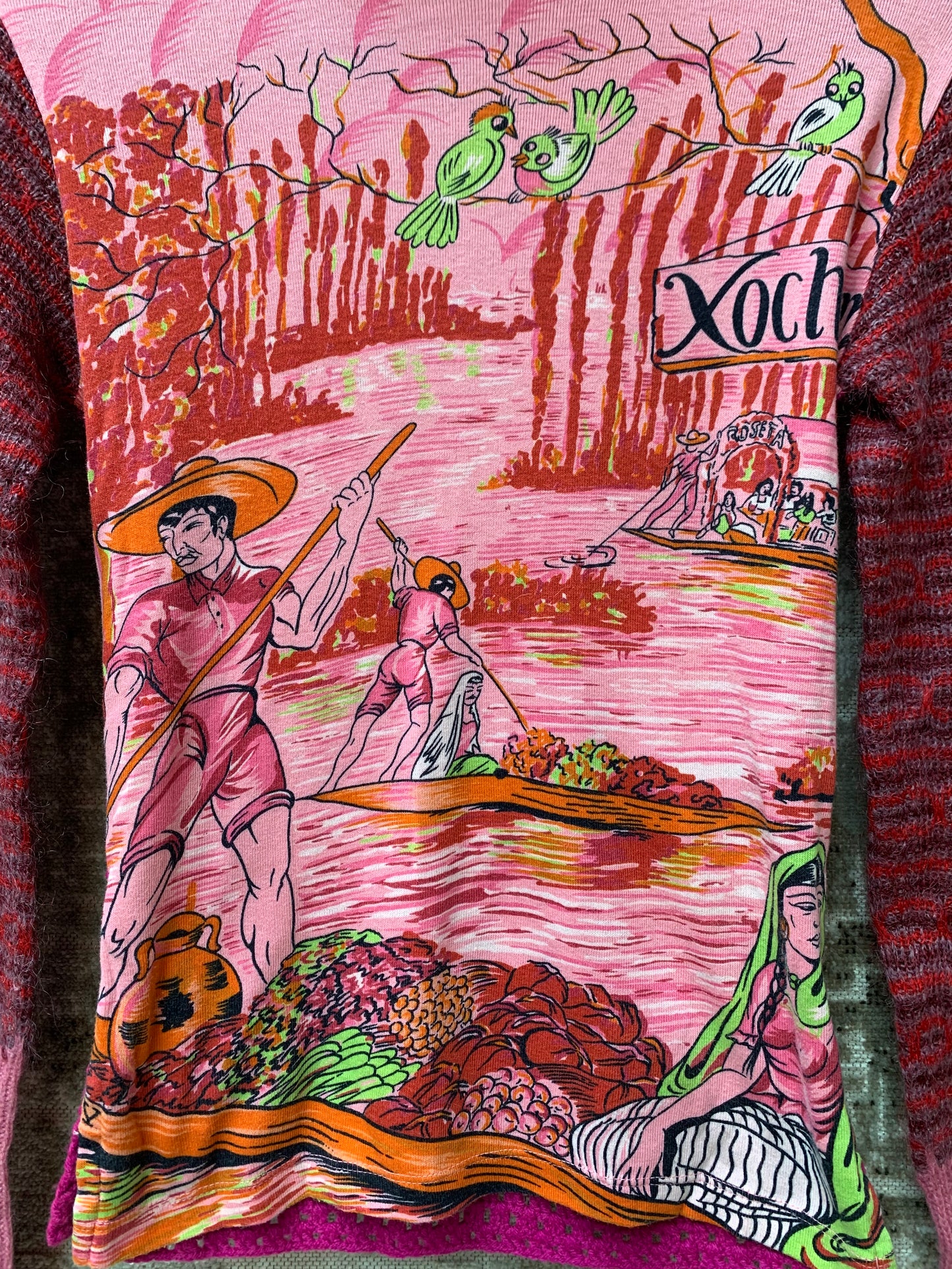 Custo Barcelona Xochimilco Print Turtleneck