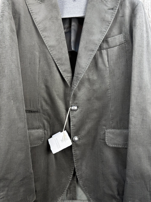Brunello Cucinelli Corduroy Grey Blazer