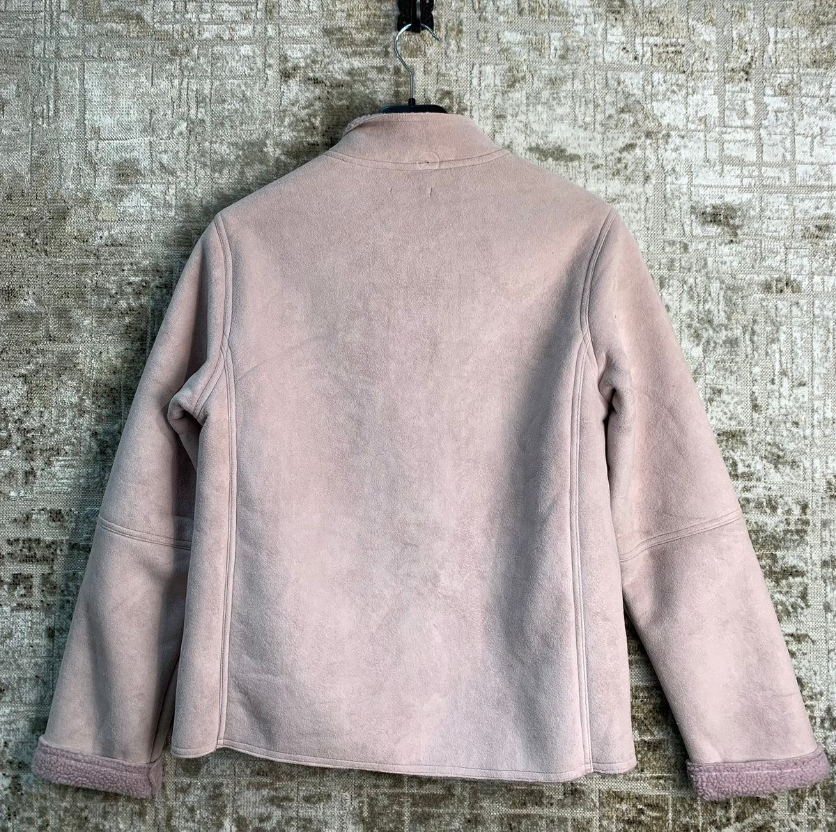 Dunnes Stores Faux Suede Sherpa-Lined Jacket