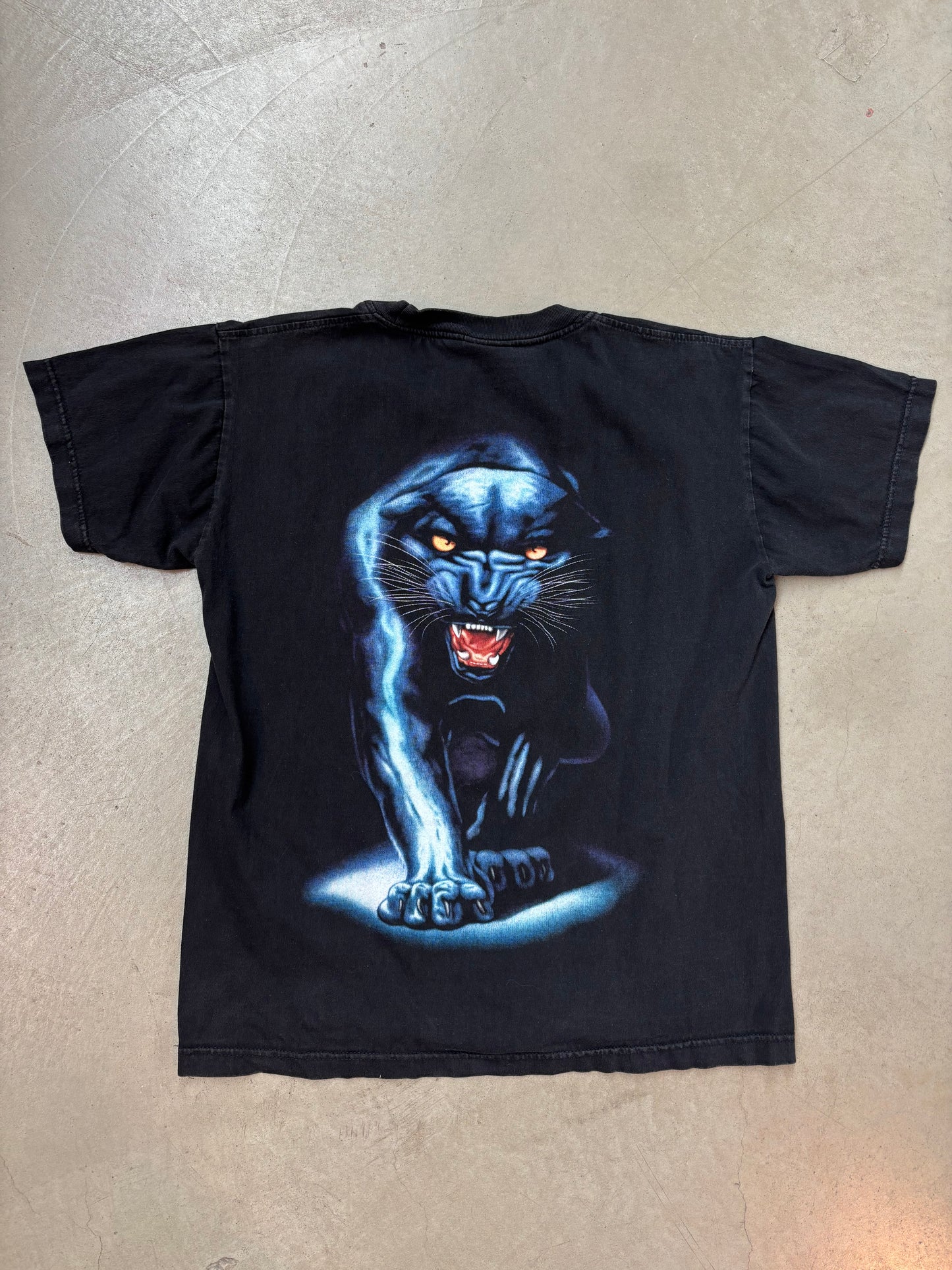 Black Graphic Panther T-Shirt