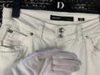 Women's Vintage Miss Sixty White Low Waist Jeans