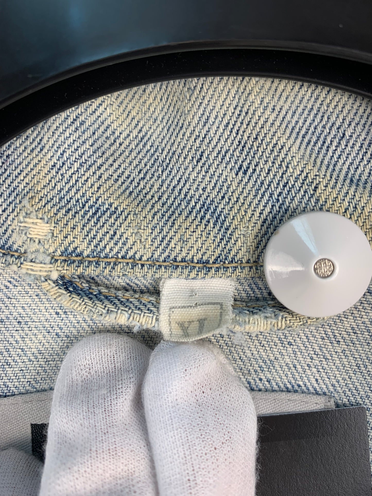 h.i.s Mens Light Washed Denim Jacket