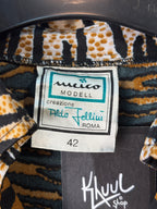 Aldo Fellini Roma Tiger Print Pullover Shirt