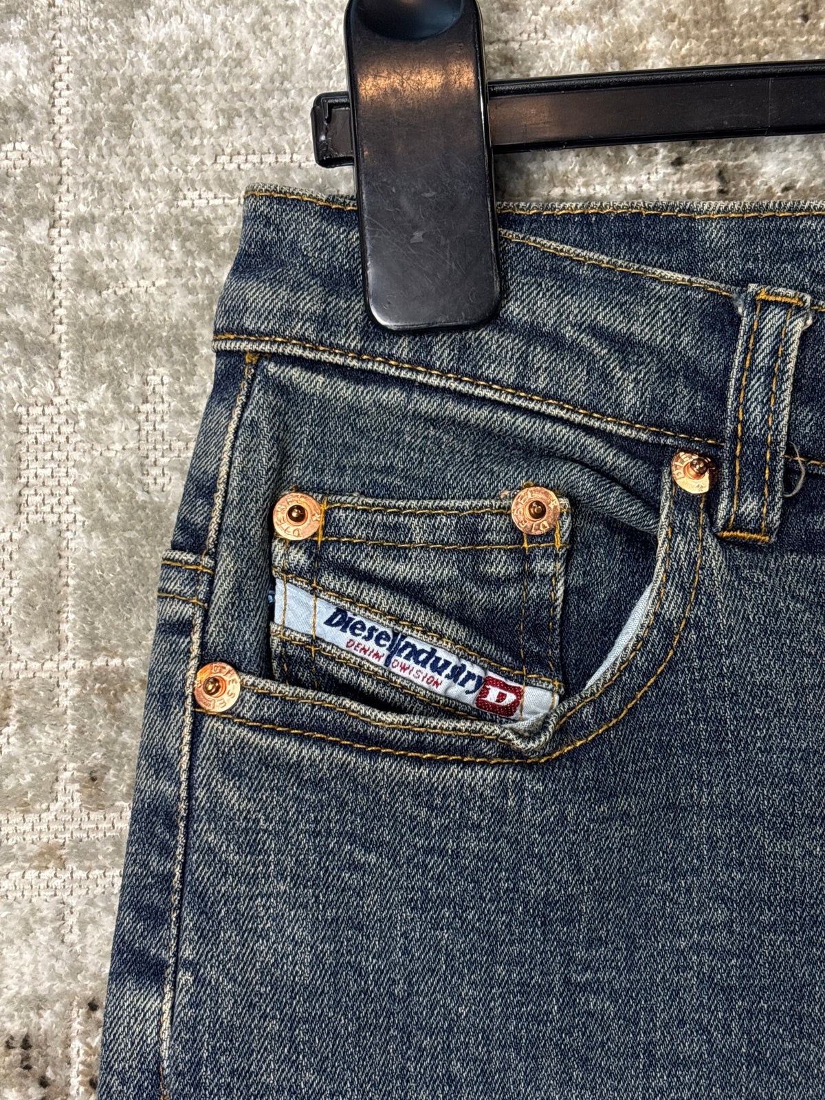 Diesel Industry Darkwash Bootcut Jeans