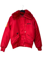 Akademiks Y2K Fur Collar Bomber Jacket