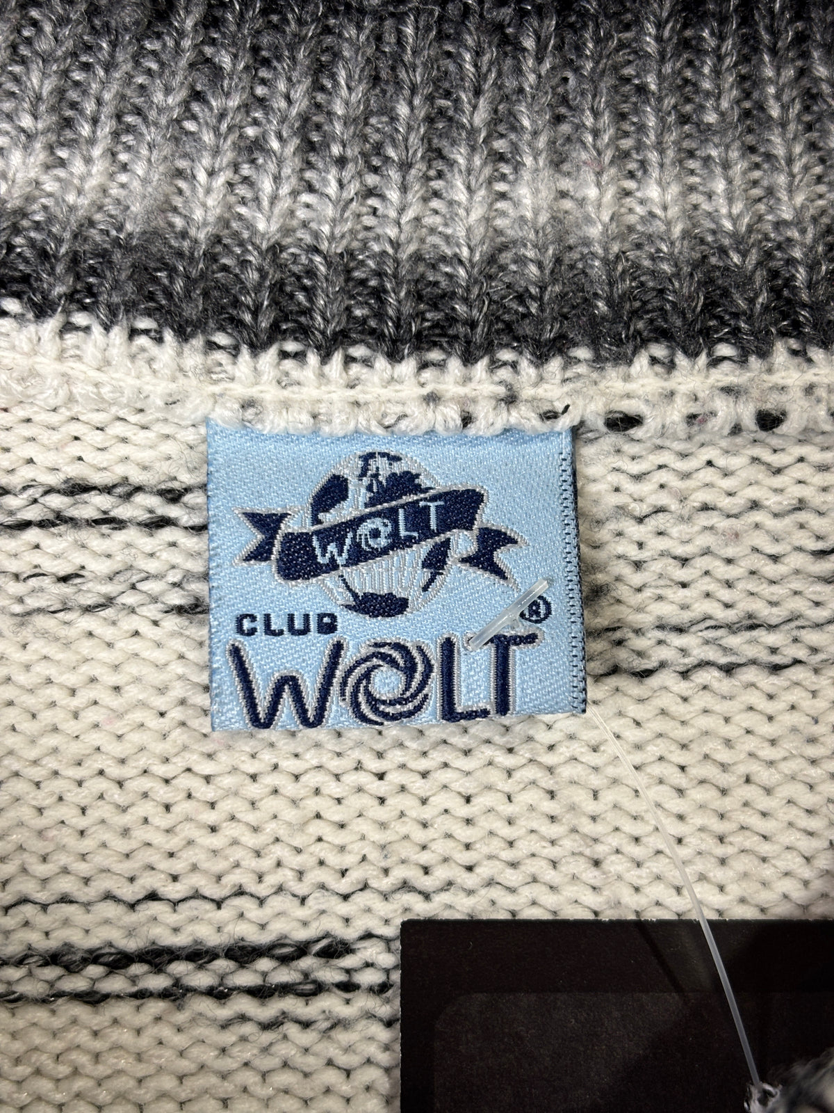 Club Wolt Y2K Ombre Quarter-Zip Knit