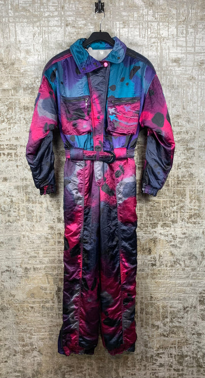 Women's Vintage Flying Designers Ski Suit One Piece