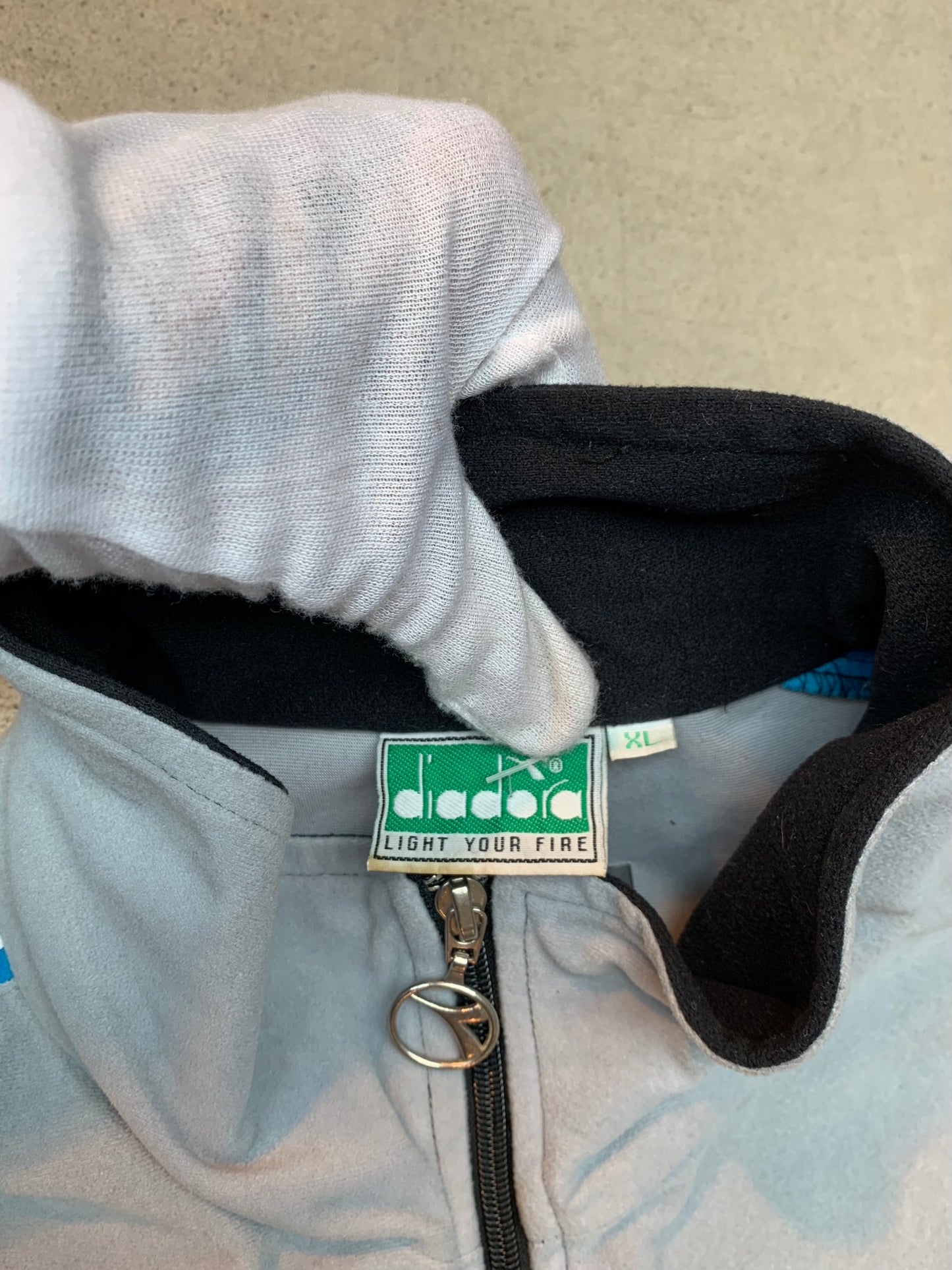 Mens Diadora Retro Track Jacket
